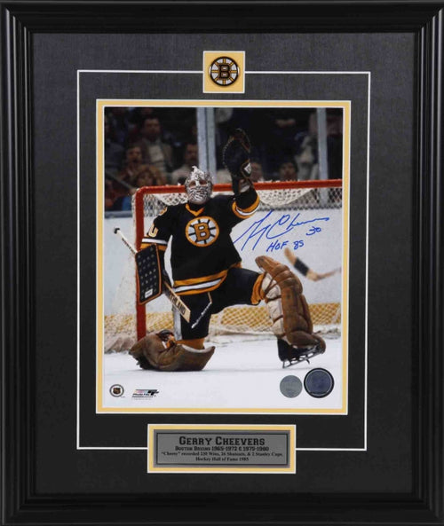 Gerry Cheevers Boston Bruins Autographed 8x10 Photo