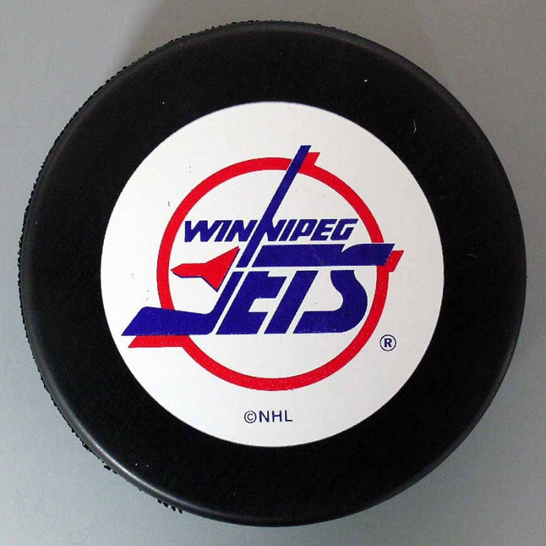 Winnipeg Jets Vintage Unsigned Puck