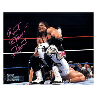 Bret "Hitman" Hart Sharpshooter Signed 8x10 Photo