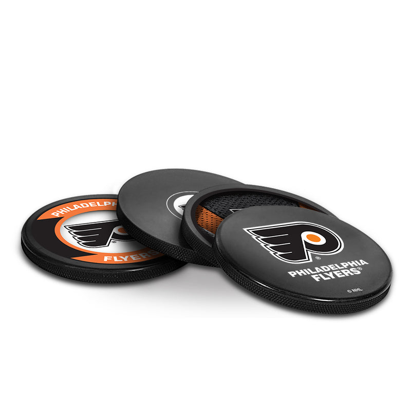 Philadelphia Flyers Puck Coaster Set