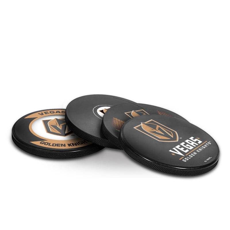 Vegas Golden Knights Puck Coaster Set