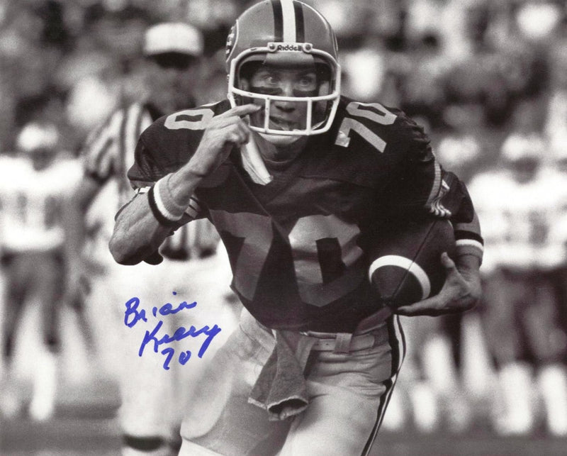 Brian Kelly Edmonton Eskimos Autographed 8x10 Photo