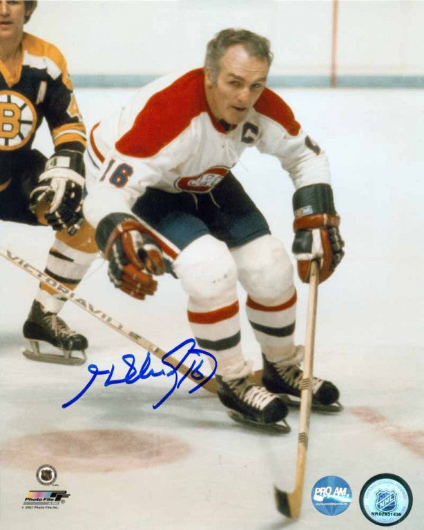 Henri Richard Montreal Canadiens Autographed 8x10 Photo