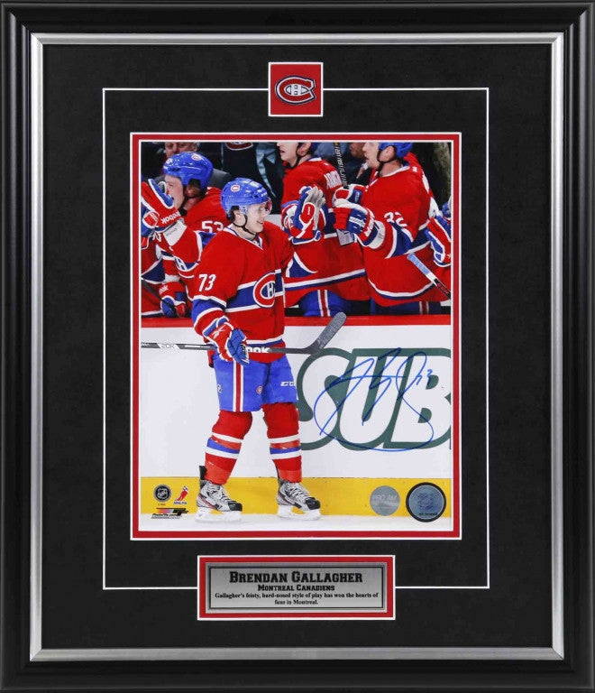 Brendan Gallagher Montreal Canadiens Autographed 8x10 Photo