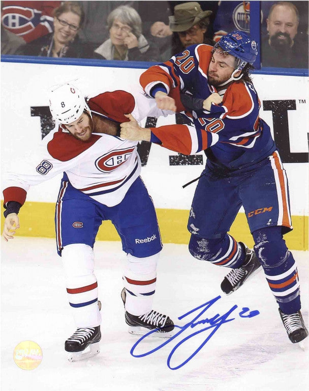 Luke Gazdic Edmonton Oilers Autographed 11x14 Photo