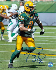 Fred Stamps Edmonton Eskimos Autographed 8x10 Photo