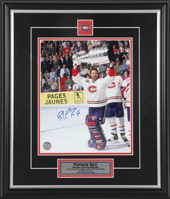 Patrick roy signed sales jersey