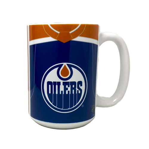 Kailer Yamamoto Edmonton Oilers 15 oz Home Jersey Mug