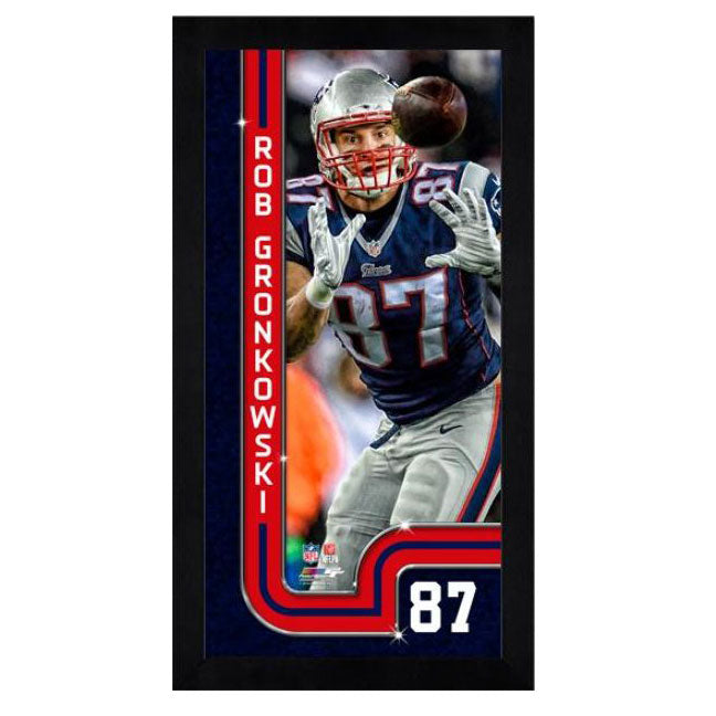 Rob Gronkowski New England Patriots Mini Frame