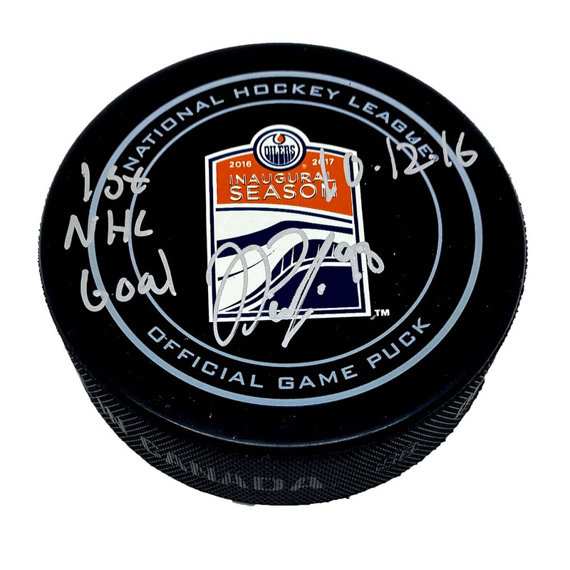 Jesse Puljujarvi Edmonton Oilers 2016-17 Rogers Inaugural Season Signed with Inscription