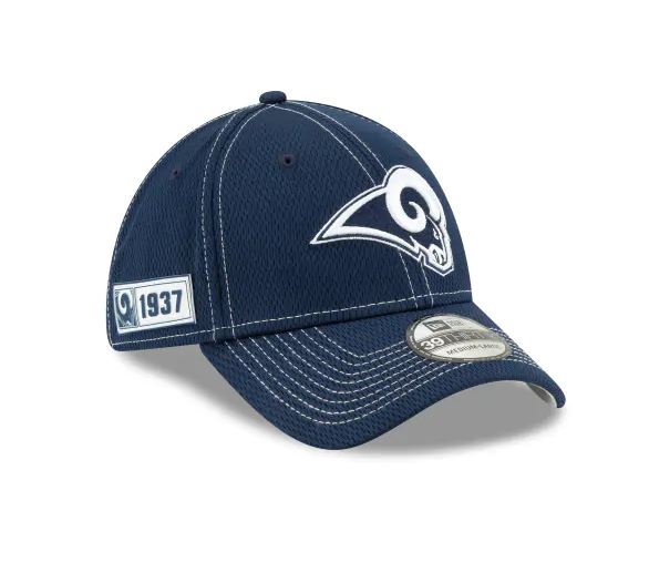 Los Angeles Rams Youth New Era 39Thirty 2019 NFL Sideline Cap