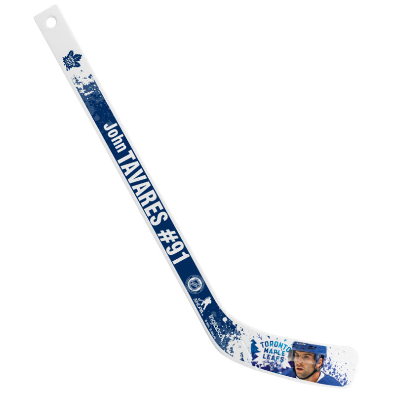 John Tavares Toronto Maple Leafs NHLPA White Plastic Mini Stick