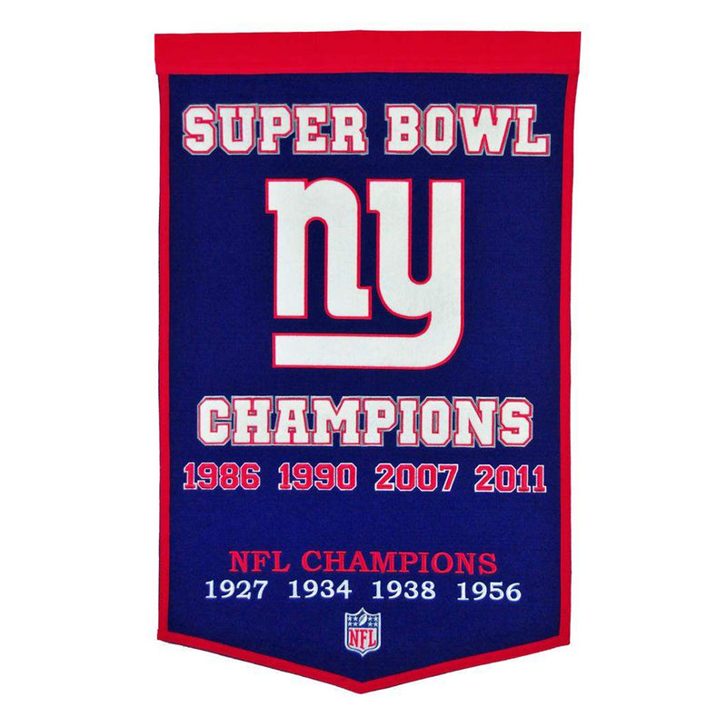 New York Giants Wool Dynasty Banner