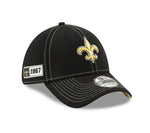 Youth New Orleans Saints New Era 39Thirty 2019 NFL Sideline Cap