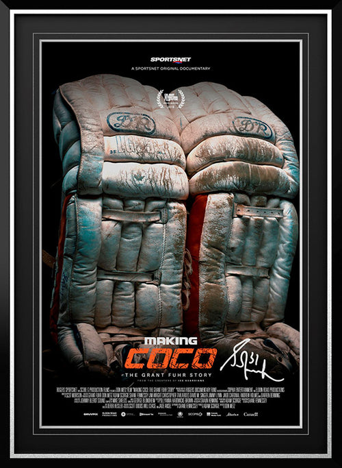 Grant Fuhr Edmonton Oilers "Making Coco" Signed Movie Poster