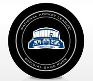 Edmonton Oilers Farewell Season 2015-16 "Farewell Rexall" Official Game Puck