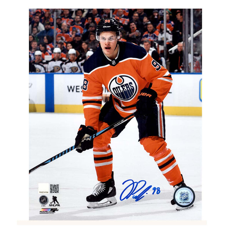 Jesse Puljujarvi Edmonton Oilers Signed Orange Celebration 8x10 Phot –  Pro Am Sports