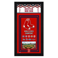 Boston Red Sox World Series Champions Banner Mini Frame