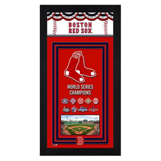 Boston Red Sox World Series Champions Banner Mini Frame
