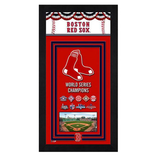 Boston Red Sox World Series Champions Banner Mini Frame