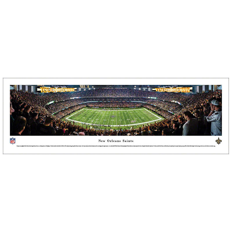 New Orleans Saints Mercedes-Benz Superdome Panoramic Print