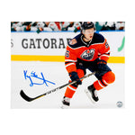 Kailer Yamamoto Edmonton Oilers Autographed 11x14 Photo