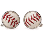 Tokens & Icons Toronto Blue Jays Game Used Baseball Cuff Links