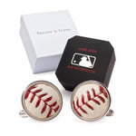 Tokens & Icons Toronto Blue Jays Game Used Baseball Cuff Links