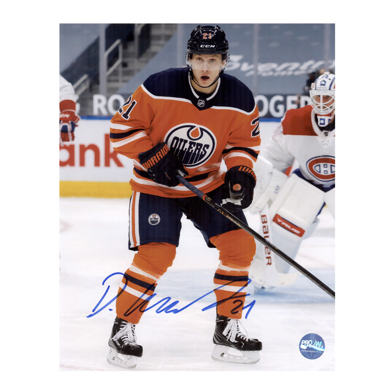 Dominik Kahun Edmonton Oilers Autographed 8x10 Photo