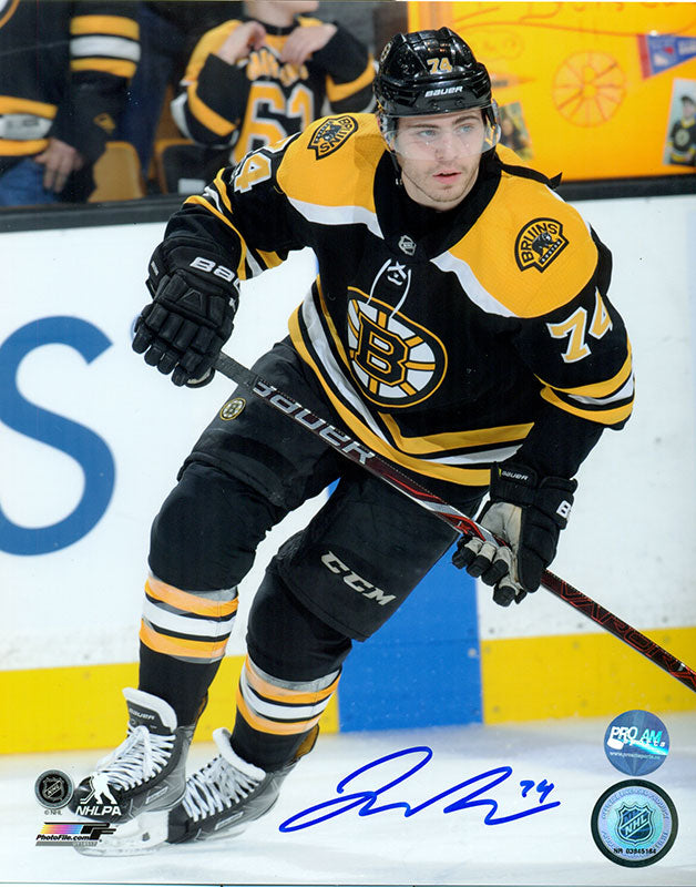 Jake DeBrusk Boston Bruins Autographed 8x10 Photo