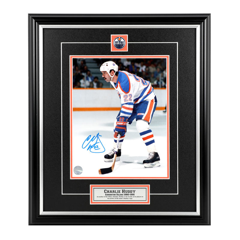 Charlie Huddy Edmonton Oilers Autographed 8x10 Photo