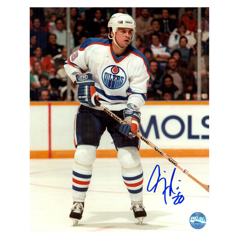 Craig Muni Edmonton Oilers Autographed 8x10 Photo