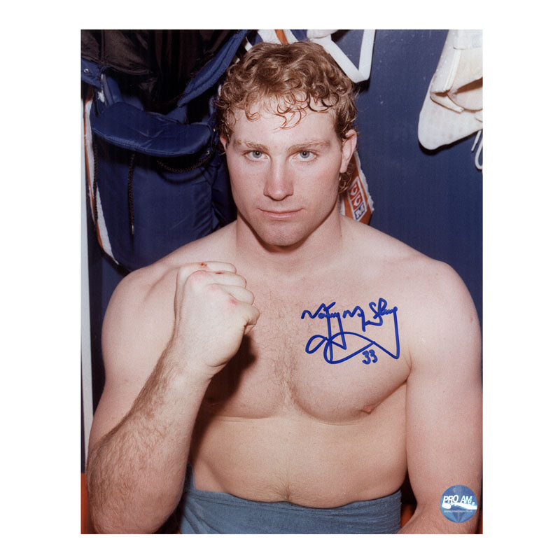 Marty McSorley Edmonton Oilers Autographed 8x10 Photo