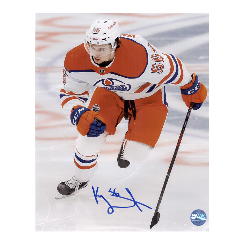 Kailer Yamamoto Edmonton Oilers Autographed 8x10 Photo
