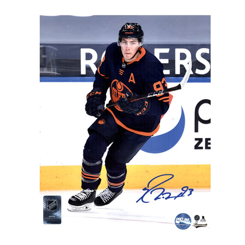 Jesse Puljujarvi Edmonton Oilers Autographed Navy Alternate Mini