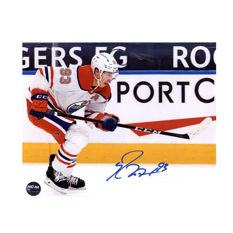 Ryan Nugent-Hopkins Edmonton Oilers Autographed "Reverse Retro" 8x10 Photo