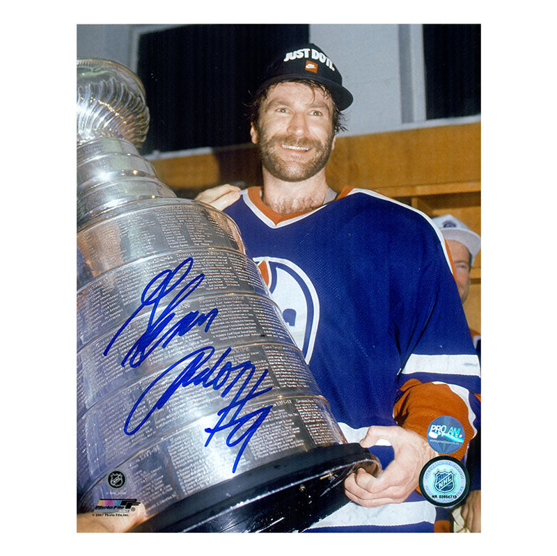 Glenn Anderson Edmonton Oilers 90 Stanley Cup Autographed 8x10 Photo