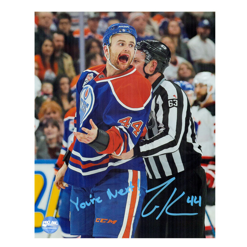 Zack Kassian Edmonton Oilers Autographed 11x14 Photo