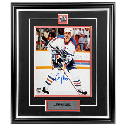 Craig Muni Edmonton Oilers Autographed 8x10 Photo