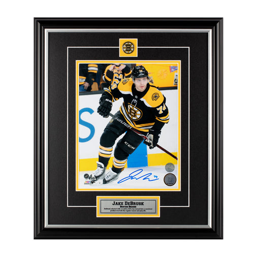 Jake DeBrusk Boston Bruins Autographed & Inscribed 16 x 20