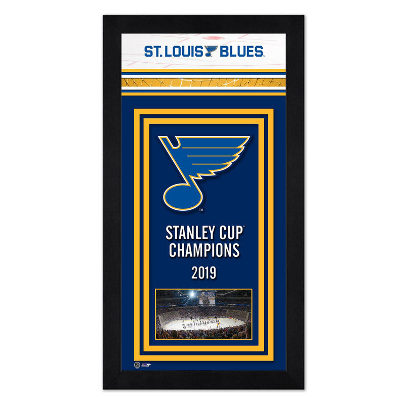 St. Louis Blues Stanley Cup Champions Banner Mini Frame