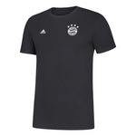 Front black shirt with FC Bayern Munich and adidas logos 