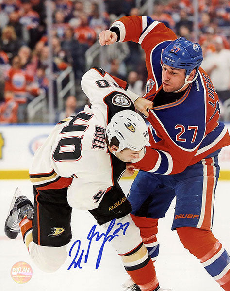 Milan Lucic Edmonton Oilers Autographed 8x10 Photo