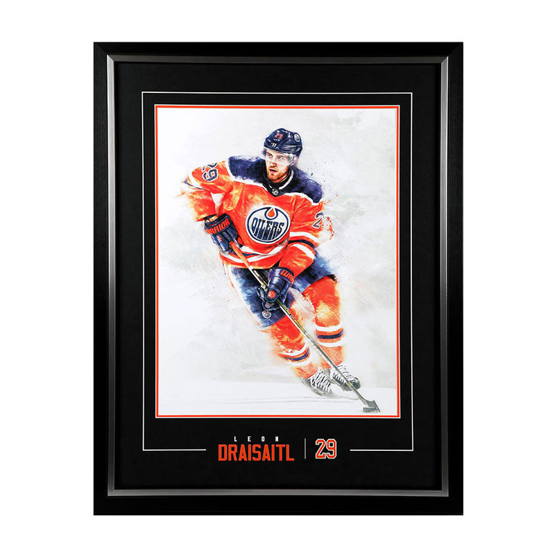 Framing Package for YOUR 17-18 Oilers Leon Draisaitl Season Ticket Holder Litho