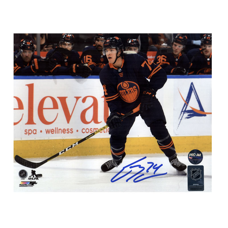 Ethan Bear Edmonton Oilers Autographed 8x10 Photo