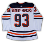 Ryan Nugent-Hopkins Edmonton Oilers Autographed adidas Road White Pro Jersey