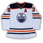 Ryan Nugent-Hopkins Edmonton Oilers Autographed adidas Road White Pro Jersey