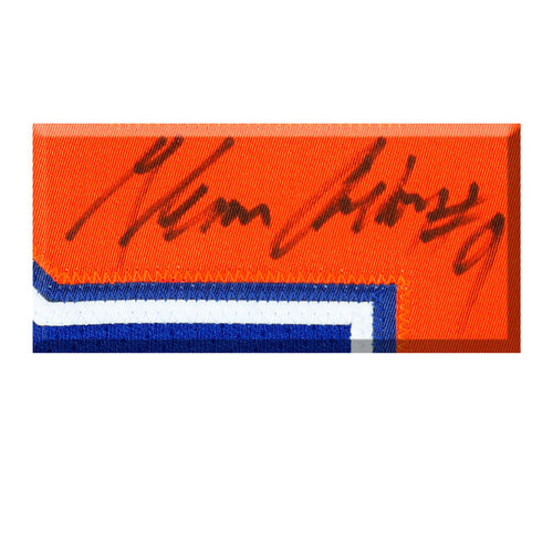 Glenn Anderson Edmonton Oilers Signed Blue adidas Vintage Pro Jersey