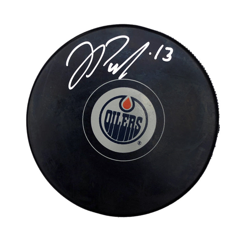 Jesse Puljujarvi Edmonton Oilers Autographed Puck