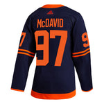Connor McDavid Edmonton Oilers NHL adidas Authentic Pro Alternate Jersey with On Ice Cresting